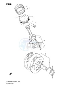 VLR1800 (E3-E28) drawing CRANKSHAFT