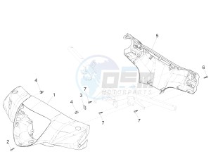 LIBERTY 150 150 IGET 4T 3V IE ABS (APAC) drawing Handlebars coverages