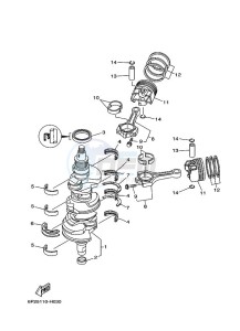 F250TUR-2009 drawing CRANKSHAFT--PISTON