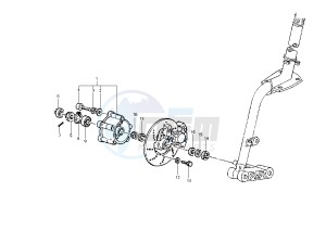 Hexagon 125-150 drawing Front Hub