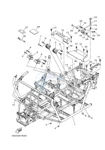 YXM700E YXM70VPXJ VIKING EPS (B5F3) drawing FRAME