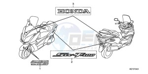 FJS400D9 F / CMF drawing EMBLEM/MARK (FJS400D9/FJS 400A)