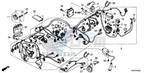 TRX420FA2G TRX420F Europe Direct - (ED) drawing WIRE HARNESS