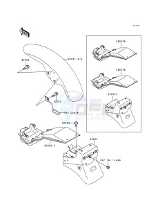 ZR 550 B [ZEPHYR] (B1-B4) [ZEPHYR] drawing FENDER