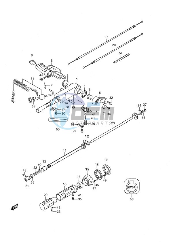 Tiller Handle