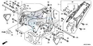 VFR1200FF VFR1200F UK - (E) drawing FRAME BODY