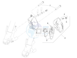 RSV4 1000 Racing Factory L.E. USA-CND (NAFTA) drawing Front brake caliper