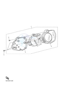 YZF-R1B 1000 (1KBH) drawing METER