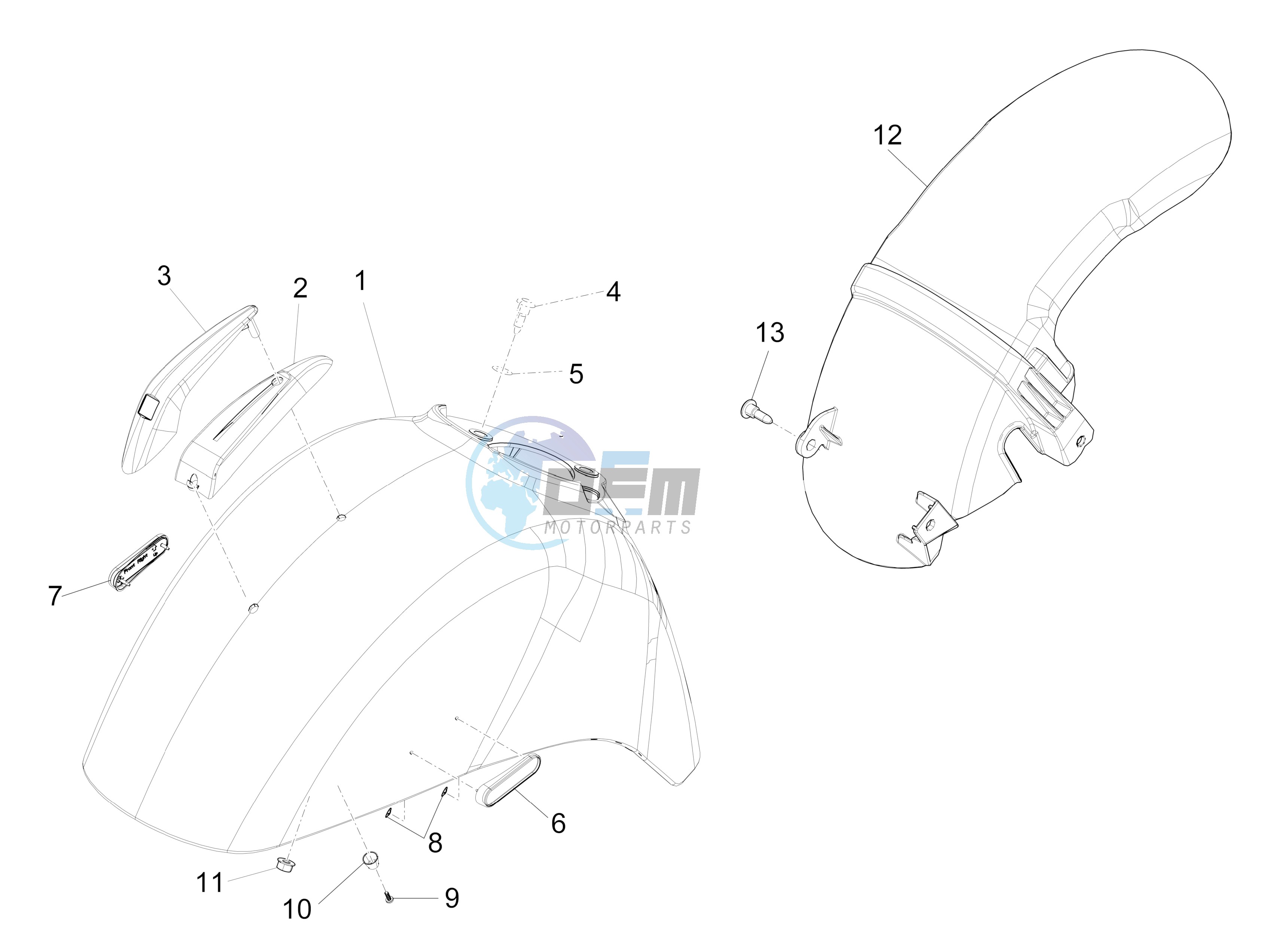 Wheel housing - Mudguard