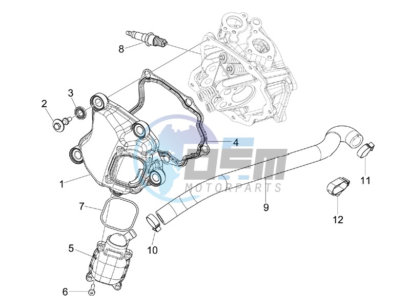 Cylinder head cover