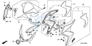 CB1000RA UK - (E / MPH) drawing COWL