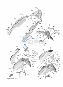 MWD300 TRICITY 300 (BED7) drawing FENDER