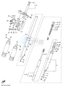 SR400 (2RD1) drawing FRONT FORK