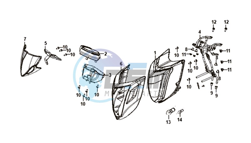 HEADLIGHT COVER /  METER COVER. /  MIRRORS