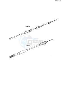 KX 250 B [KX250] (B1) [KX250] drawing CABLES