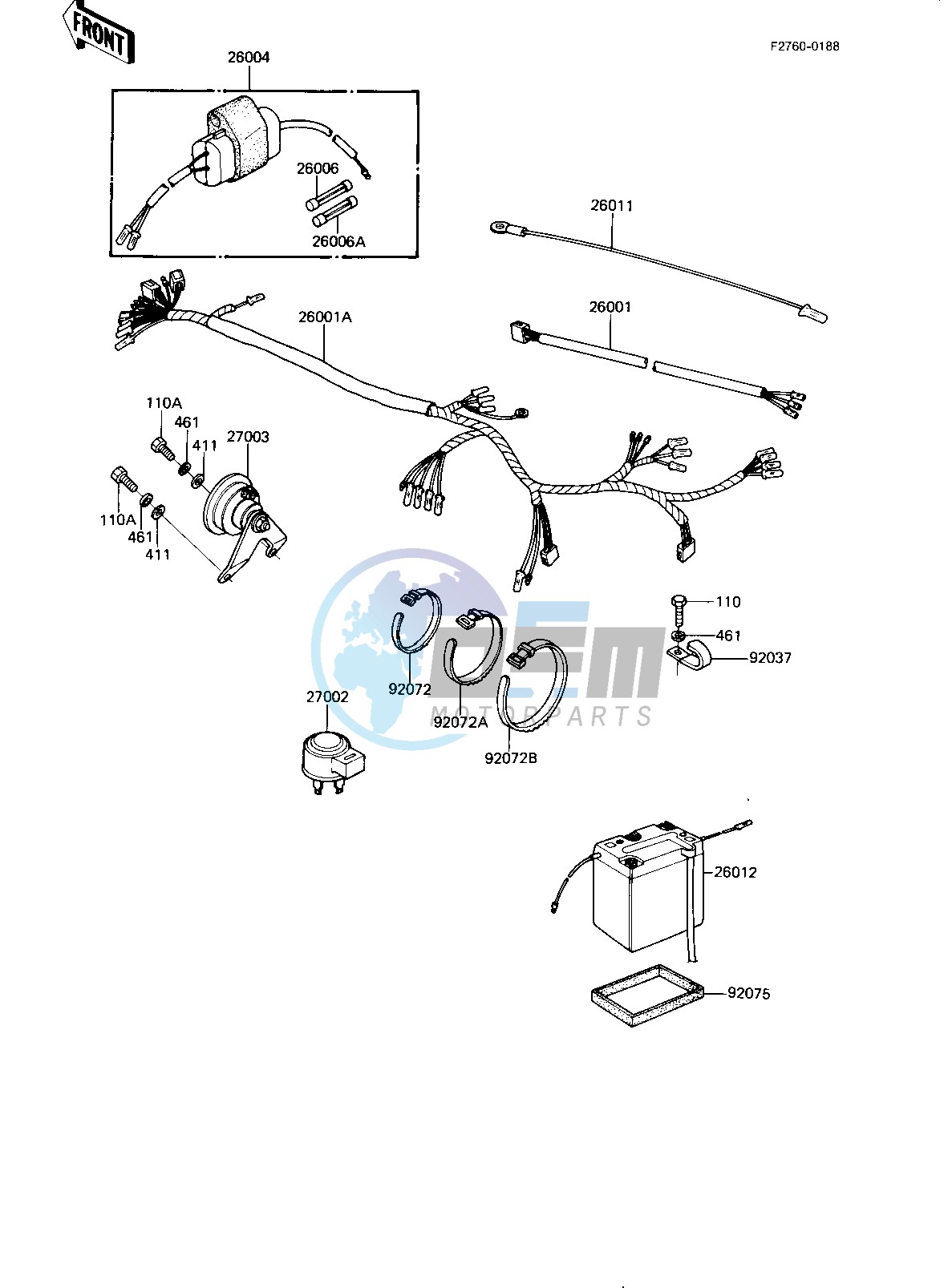 CHASSIS ELECTRICAL EQUIPMENT -- 82-83 KE175-D4_D5- -