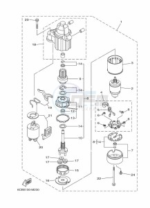 F250LET drawing STARTER-MOTOR