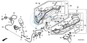 CBR1000RR9 Australia - (U / MME PSW SPC) drawing AIR INTAKE DUCT/SOLENOID VALVE