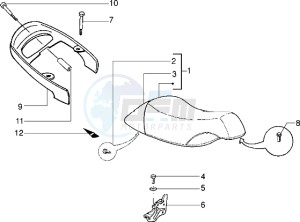 NRG 50 drawing Saddle