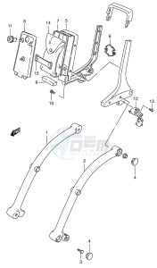 VS1400 (E3-E28) INTRUDER drawing FRAME HANDLE GRIP (MODEL K4)