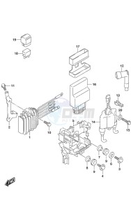 DF 20A drawing Rectifier/Ignition Coil Non-Remote Control