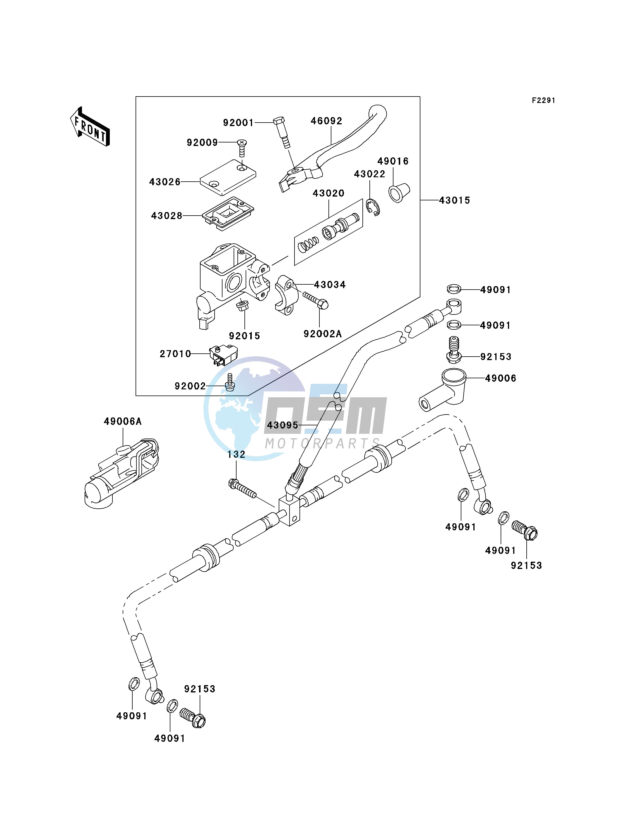 FRONT MASTER CYLINDER