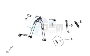 WOLF 300 (L8) EU EURO4 drawing MAIN STAND-SIDE STAND