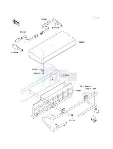 KAF 620 P [MULE 4000] (P9F-PAF) PAF drawing SEAT