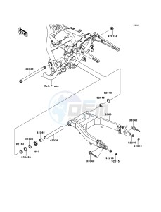 VN1700_VOYAGER_CUSTOM_ABS VN1700KEF GB XX (EU ME A(FRICA) drawing Swingarm