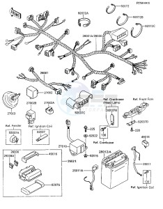 ZX 600 [NINJA 600R] (C3-C7) [NINJA 600R] drawing CHASSIS ELECTRICAL EQUIPMENT