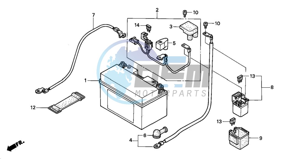 BATTERY (CBR900RRY,1/RE1)