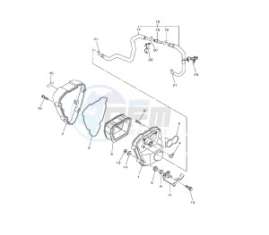 XVS A MIDNIGHT STAR 950 drawing INTAKE