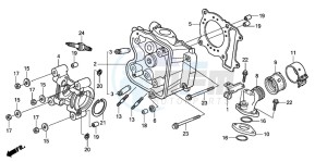 SH150R 125 drawing CYLINDER HEAD