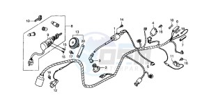 SJ100 1100 BALI EX drawing WIRE HARNESS