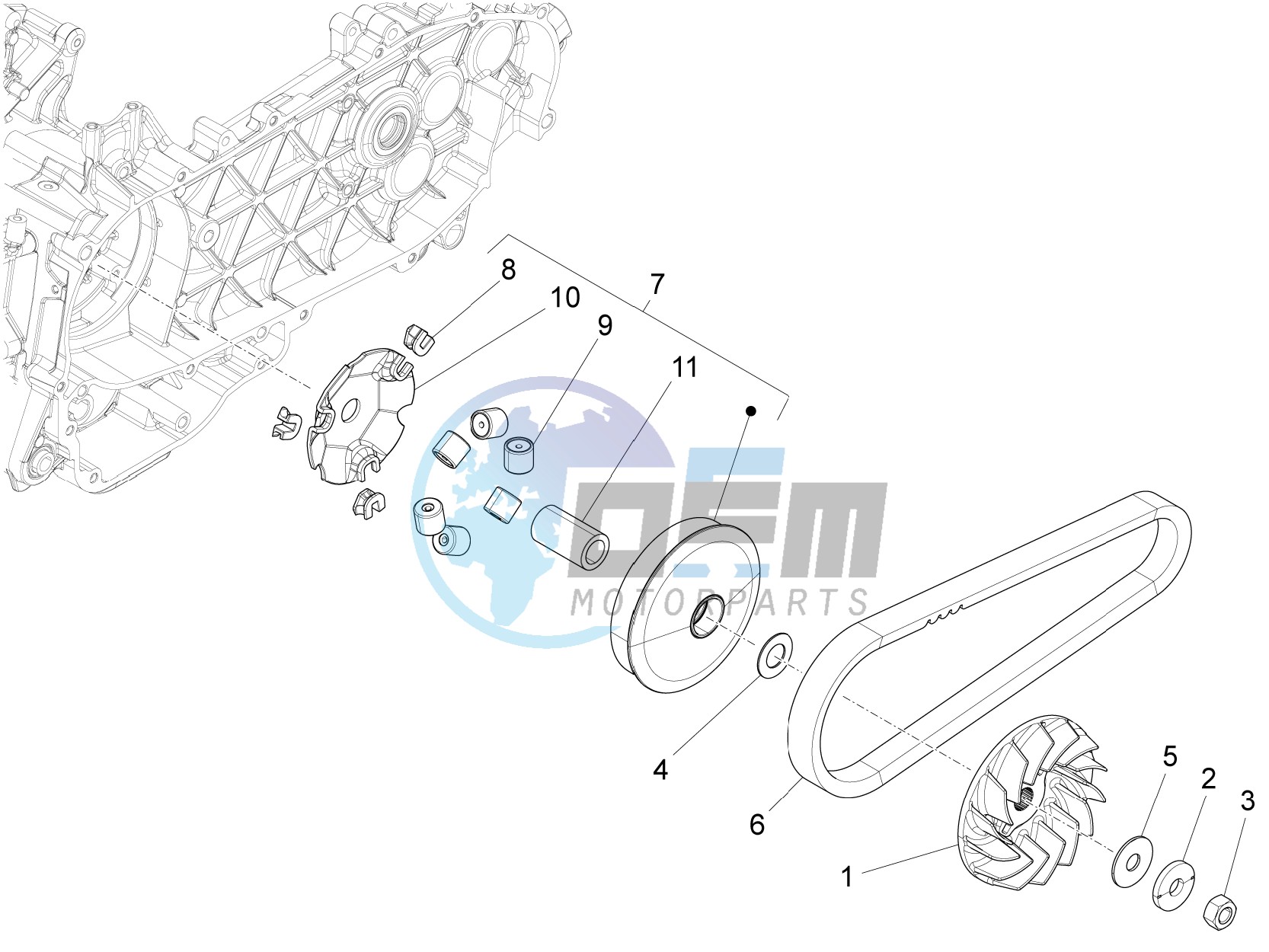 Driving pulley