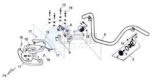 ALLO 50 25 KMH drawing HANDLEBAR KLEMPLATEN