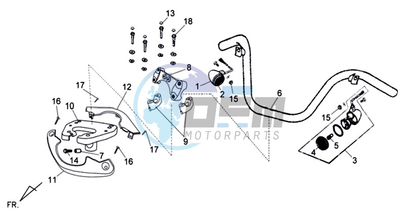 HANDLEBAR KLEMPLATEN