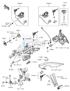 VERSYS 650 ABS KLE650FHF XX (EU ME A(FRICA) drawing Ignition Switch