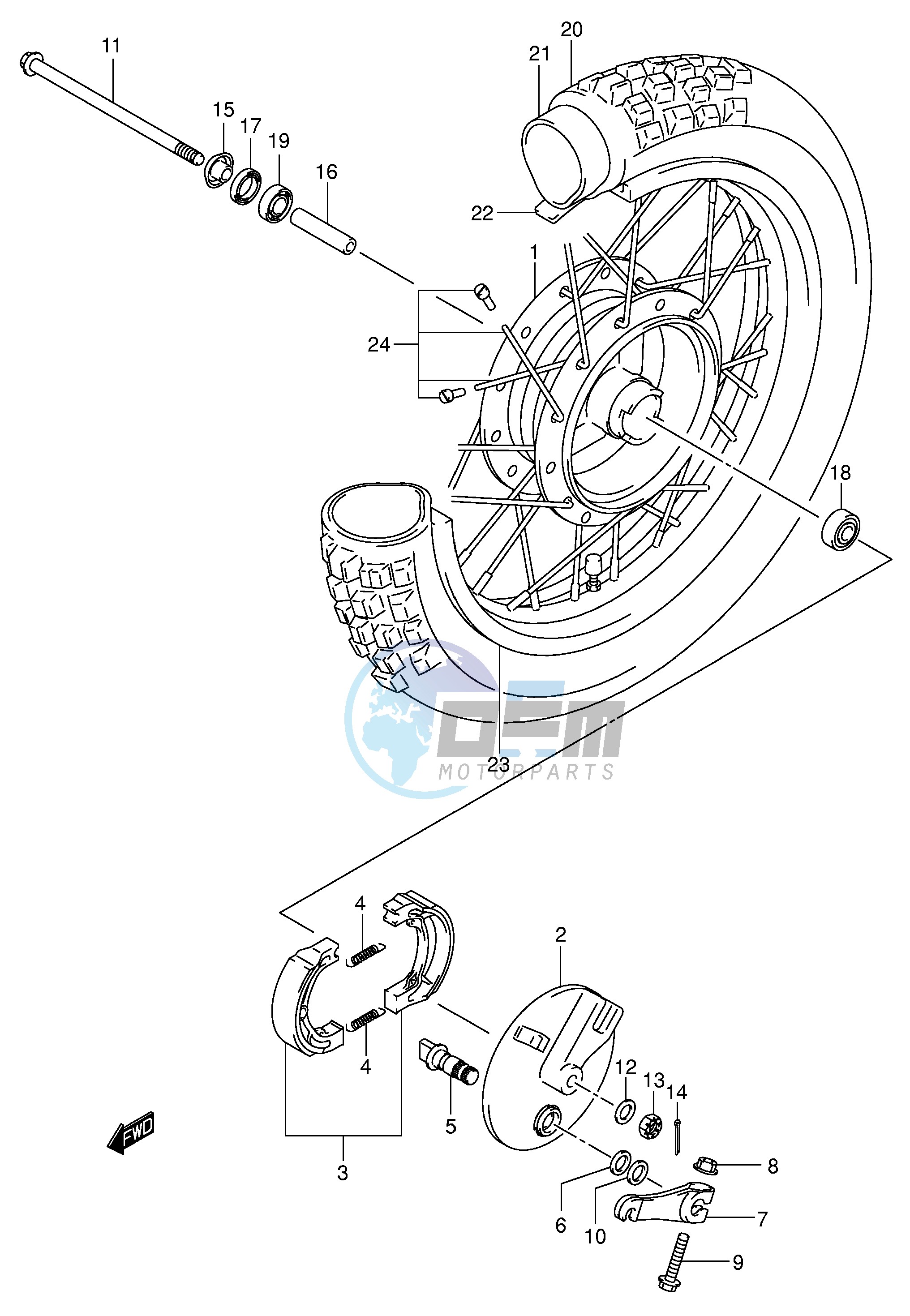 FRONT WHEEL