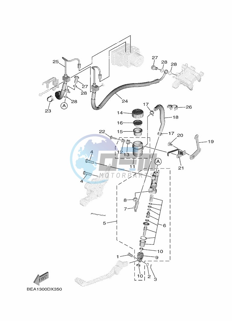 REAR MASTER CYLINDER