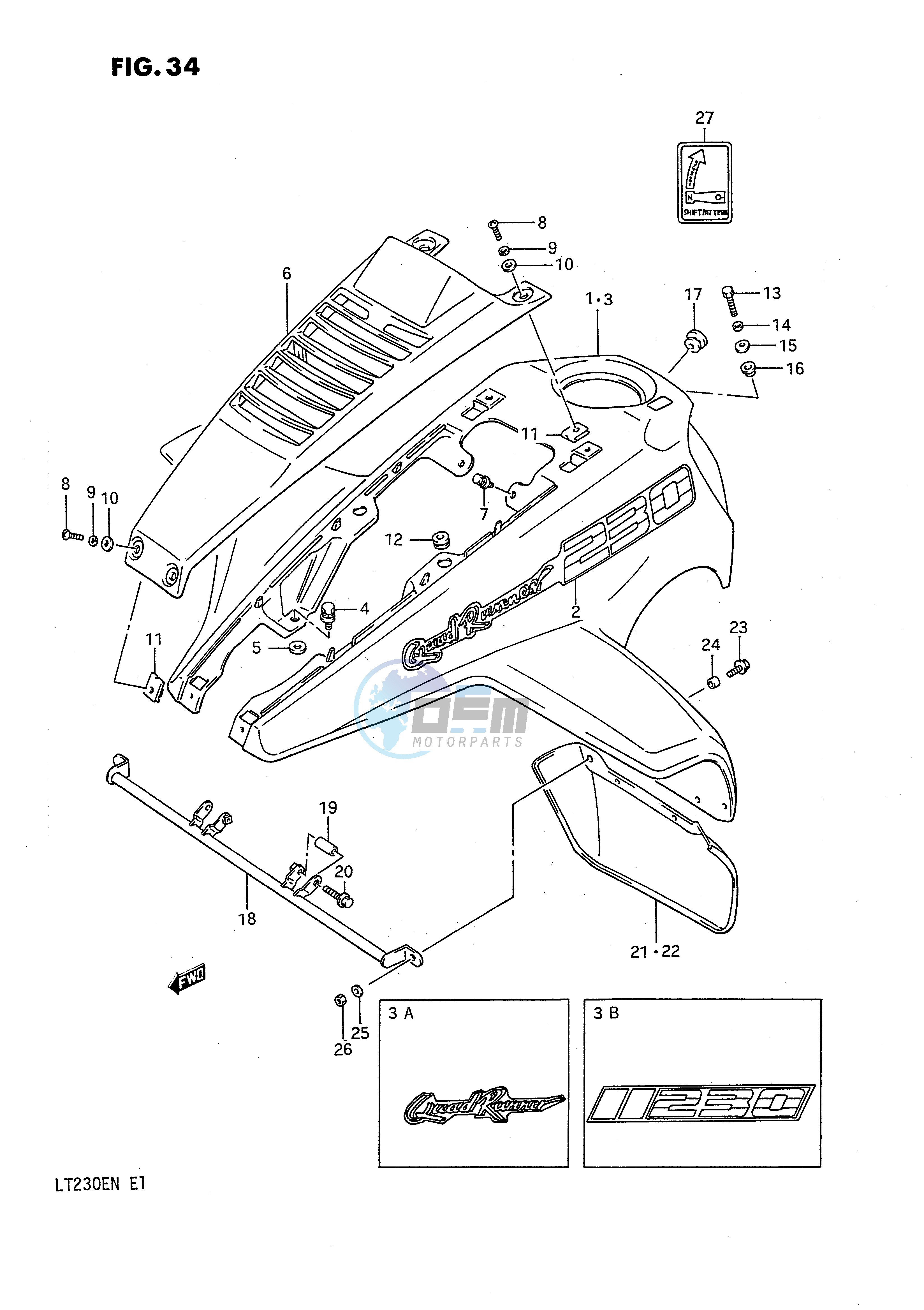 FRONT FENDER (MODEL L M)