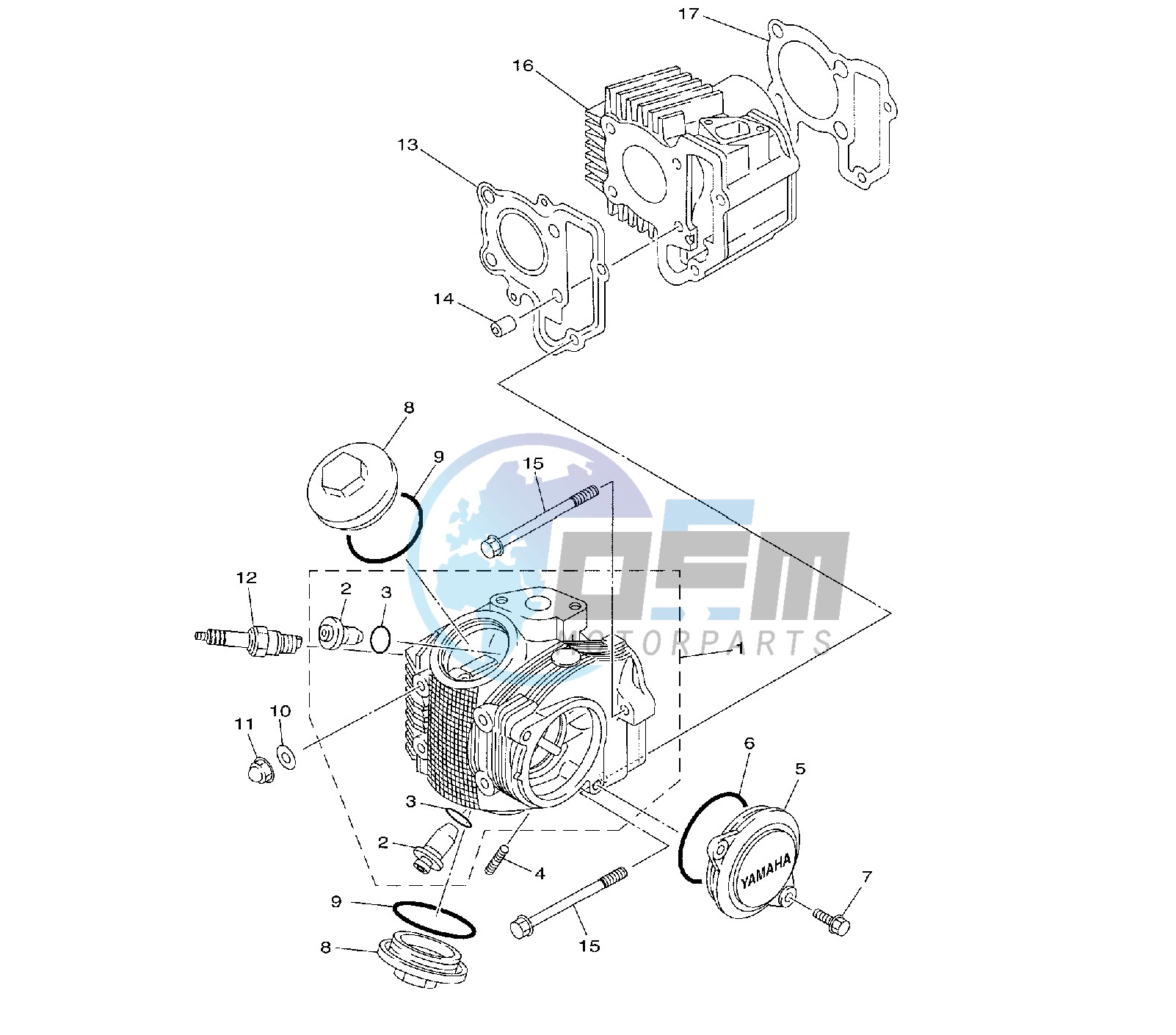 CYLINDER AND HEAD