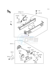 ZG 1200 B [VOYAGER XII] (B10-B14) [VOYAGER XII] drawing TAILLIGHT-- S- -