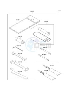 KVF 360 A [PRAIRIE 360 4X4] (A6F-A9F) A9F drawing OWNERS TOOLS