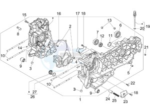 Beverly 250 Tourer (USA) USA drawing Crankcase