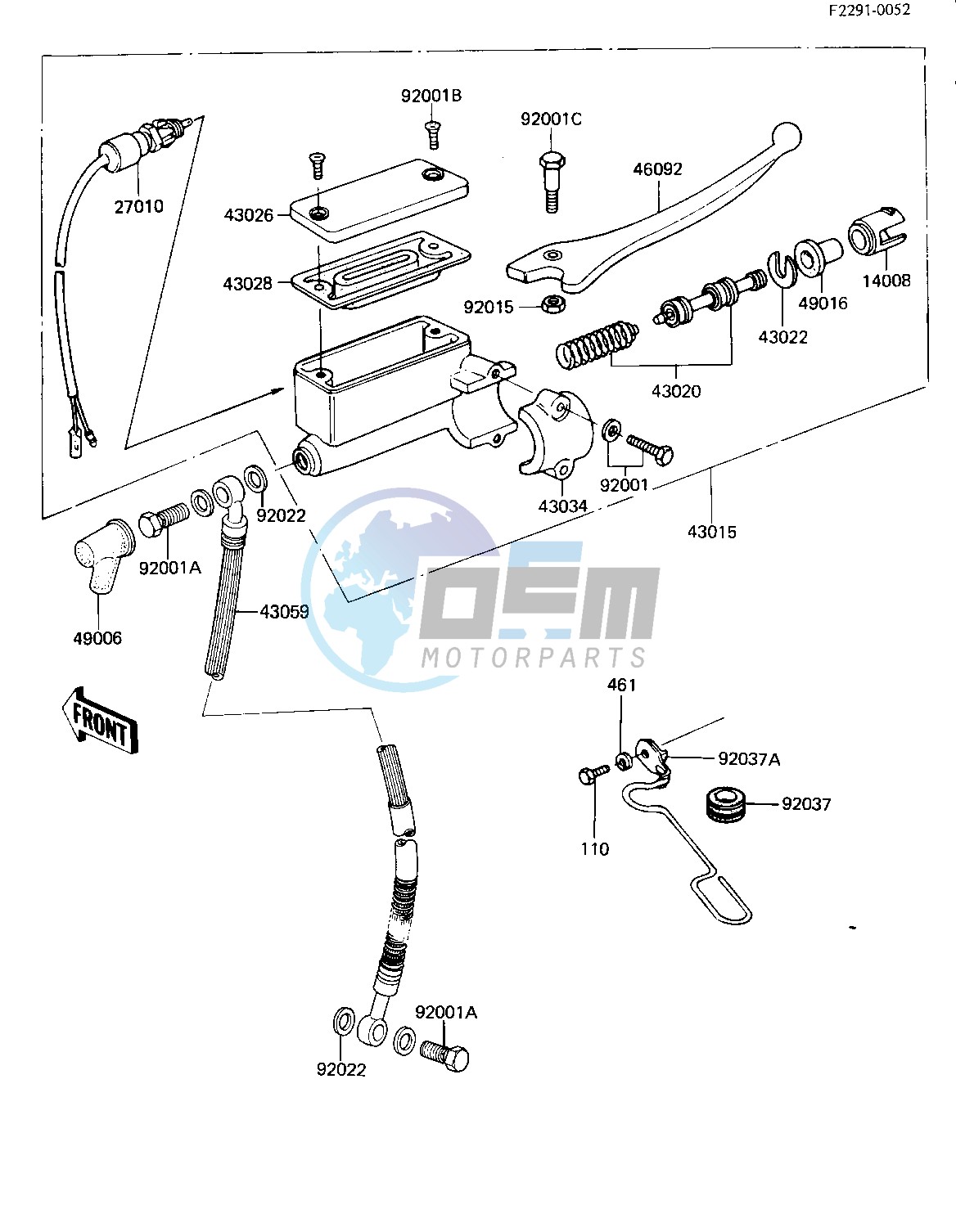 FRONT MASTER CYLINDER