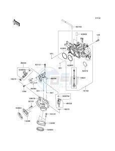 VN 900 B [VULCAN 900 CLASSIC] (6F-9F) B8F drawing THROTTLE-- B8F_B9F- -