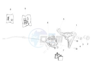 V7 II Special ABS 750 drawing Rear brake caliper