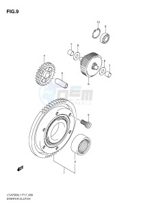 LT-A750X (P17) drawing STARTER CLUTCH