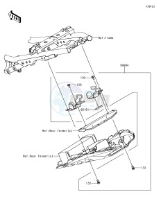 Z650 ER650HJF XX (EU ME A(FRICA) drawing Accessory(U-Lock Bracket)